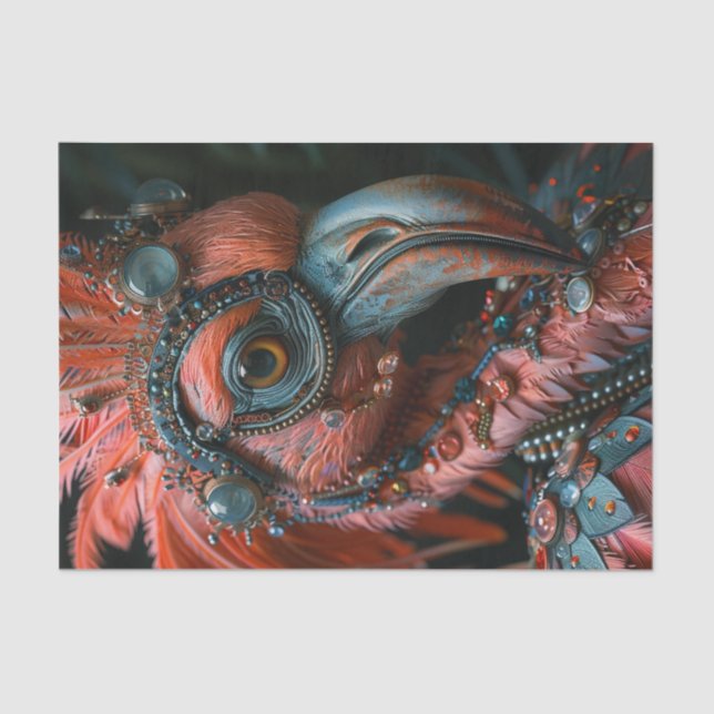 Papel De Seda Fancy Flamingo (Anverso)