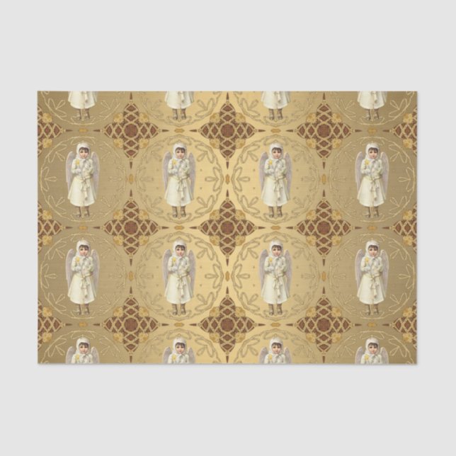 Papel De Seda Fancy Victorian Angel (Anverso)