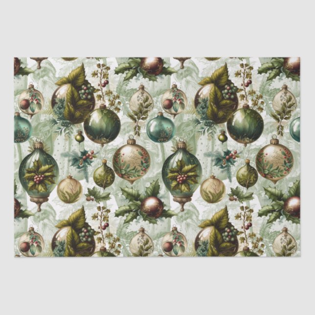 Papel De Seda Fancy Victorian Ornaments II (Anverso)