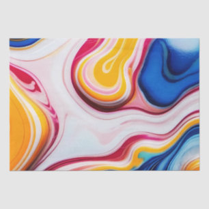 Papel De Seda Fantasía blanca rosa rosa azul trendy