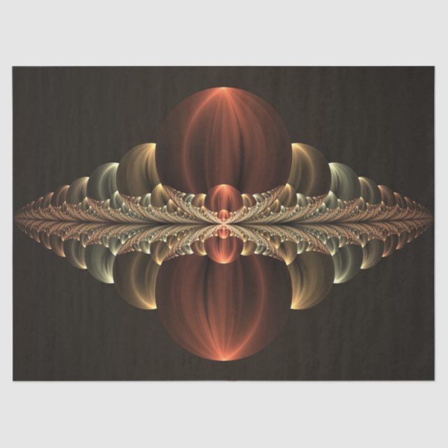 Papel De Seda Fantasía Construcción Brillante Resumen Arte Fract (Anverso)