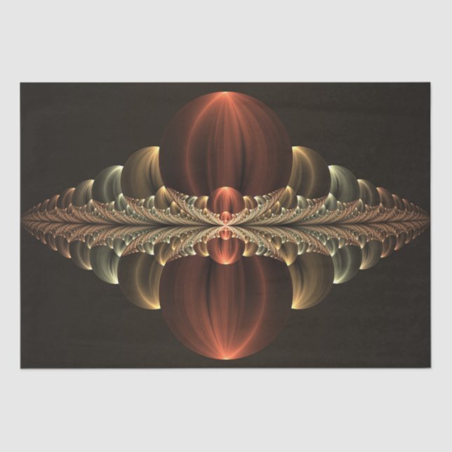 Papel De Seda Fantasía Construcción Brillante Resumen Arte Fract (Anverso)