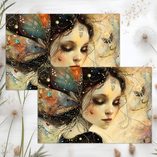 PAPEL DE SEDA FANTASÍA DECOUPAGE DE HADAS (FANTASY FAIRY DECOUPAGE TISSUE PAPER)