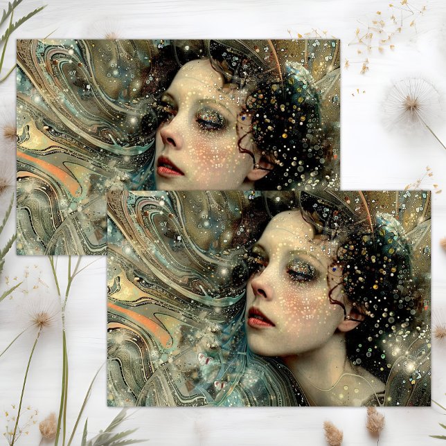 PAPEL DE SEDA FANTASÍA DECOUPAGE DE HADAS (FANTASY FAIRY DECOUPAGE TISSUE PAPER)
