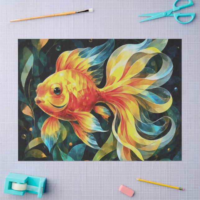 Papel De Seda Fantasía Fin-Tástica (Artesanía)