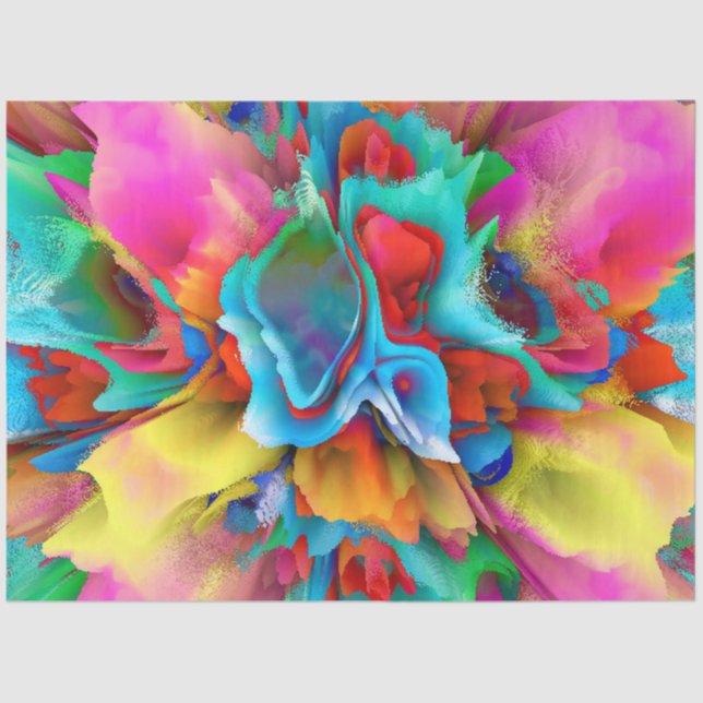 Papel De Seda Fantasía floral 11201 (Anverso)