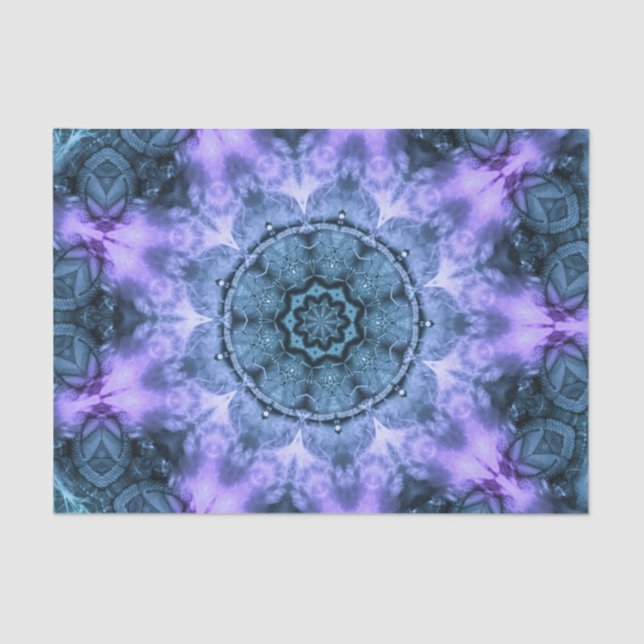 Papel De Seda Fantasía gótica Mandala (Anverso)