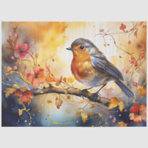 Papel de seda Fantasía Hermoso Robin