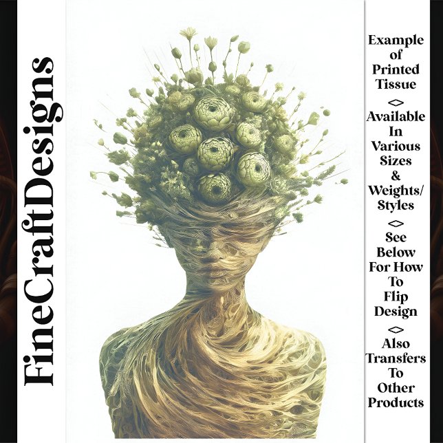 Papel De Seda Fantasía Humanoide Botánico Figura W6 Desenlace (Subido por el creador)