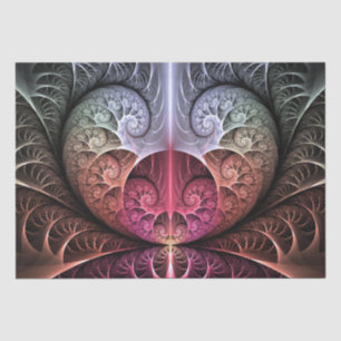Papel De Seda Fantasía irreal abstracta arte fractal