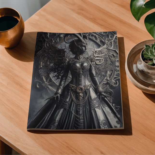 Papel De Seda Fantasía Steampunk Oscuridad Demonio Moda  (Subido por el creador)