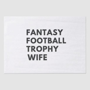 Papel De Seda Fantasía Trofeo de Fútbol Esposa Parejas divertida