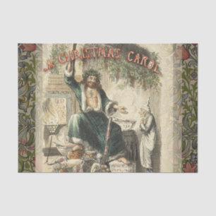 Papel De Seda Fantasma de la Navidad Presente Scrooge