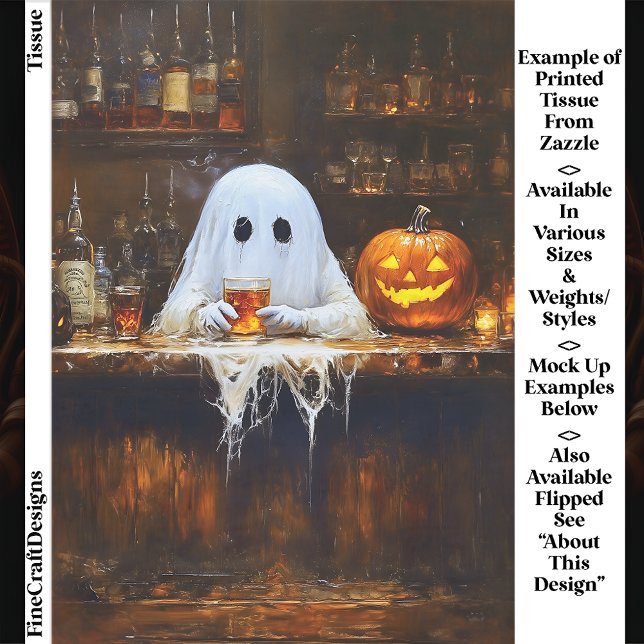 Papel De Seda Fantasma en el Bar Embrujado de Halloween EA2R Dec (Subido por el creador)