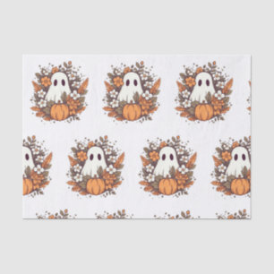 Papel De Seda Fantasma floral