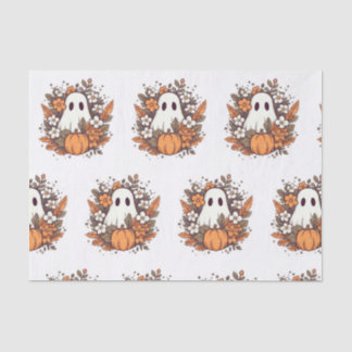 Papel De Seda Fantasma floral