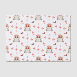 Papel De Seda Fantasma floral Retro Halloween Cute Niños