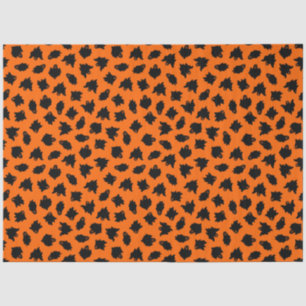 Papel De Seda Fantasma Naranja de Halloween de época moderna