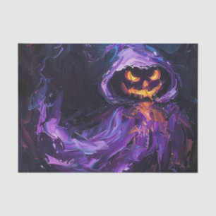 Papel De Seda Fantasma violeta Jack O Lantern