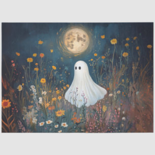 Papel De Seda Fantasmal Bajo la Luz de la Luna en Decoupage de F