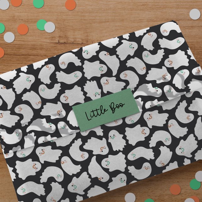 Papel De Seda Fantasmas De Bebé Con Pacificadores Baby Shower Ne (Subido por el creador)