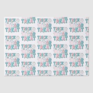 Papel De Seda Fantasmas de truco o de truco adoran Halloween bla