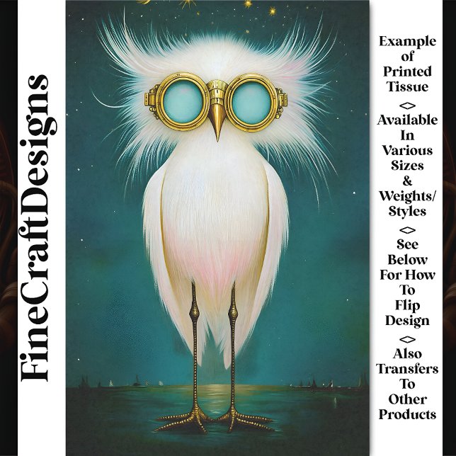 Papel De Seda Fantastico Fluffy Cute Pájaro Blanco BS8 Desnudo (Subido por el creador)