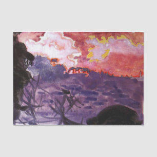 Papel De Seda Fantástico paisaje de Mikhail Vrubel