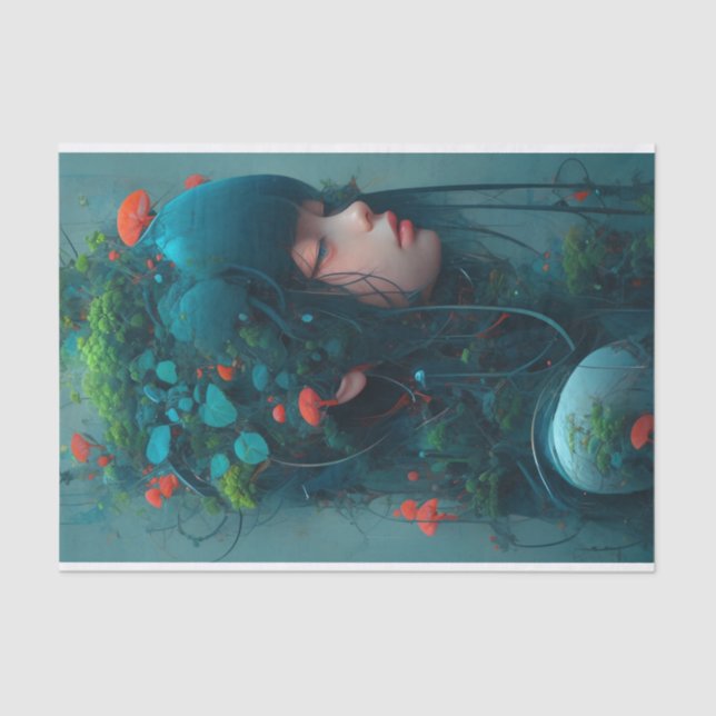 Papel De Seda Fantasy Forest Chica (Anverso)