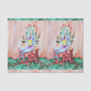 Papel De Seda Fantasy Pixie Fairy Thunder_Cove