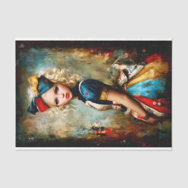 Papel De Seda Fantasy Portrait of a Modern Alice DY7L Decoupage (Anverso)