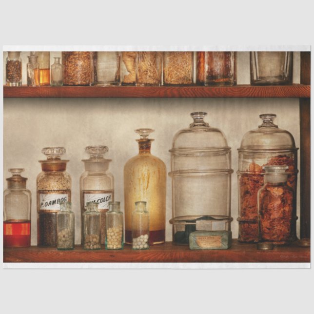 Papel De Seda Farmacia - Curiosidades de la farmacia (Anverso)