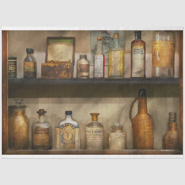 Papel De Seda Farmacia - Medicina del pasado (Anverso)