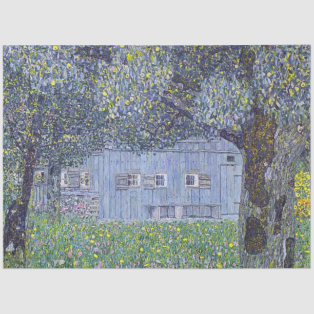 Papel De Seda Farmhouse, Gustav Klimt (Anverso)