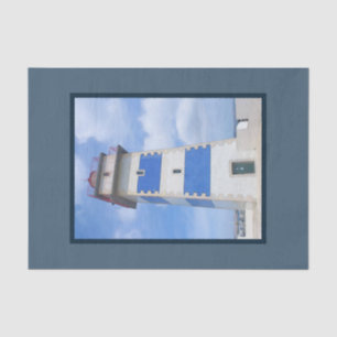 Papel De Seda Faro acuático