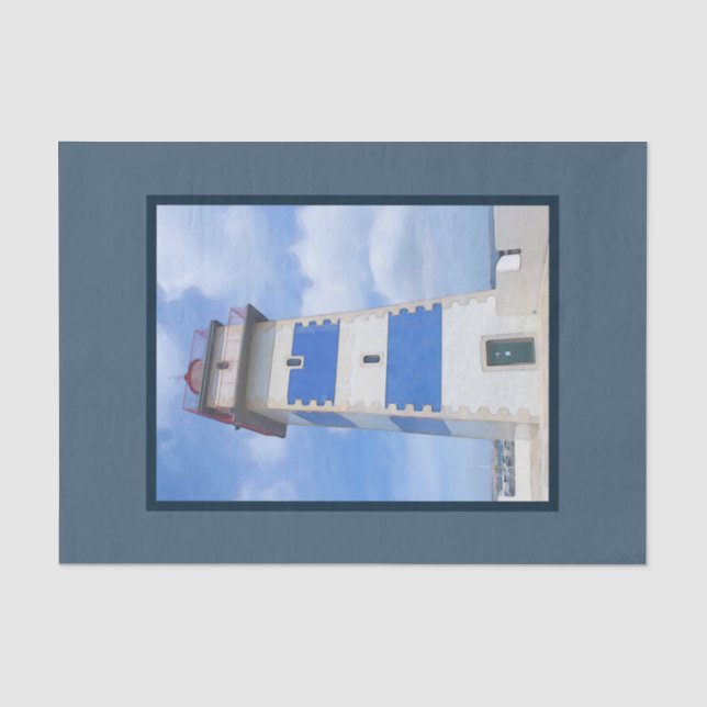 Papel De Seda Faro acuático (Anverso)