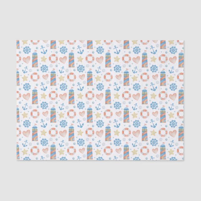 Papel De Seda Faro náutico (Anverso)