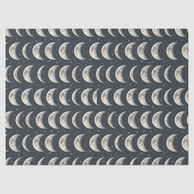 Papel De Seda Fase Lunar Celestial (2) (Anverso)