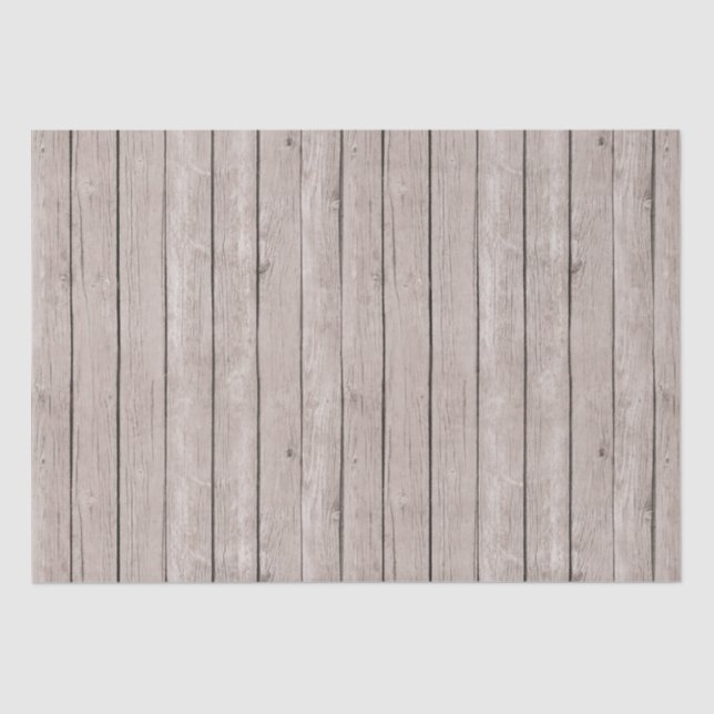 Papel De Seda Faux Rustic Wood Brown (Anverso)