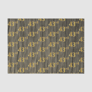 Papel De Seda Faux Wood, Faux Gold 43rd (43rd) Event