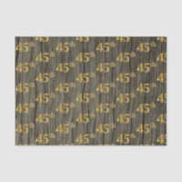 Faux Wood, Faux Gold 45th (Cuarenta y Quinto) Even