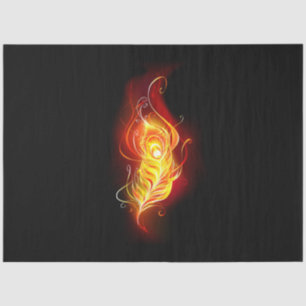 Papel De Seda Feather Peacock