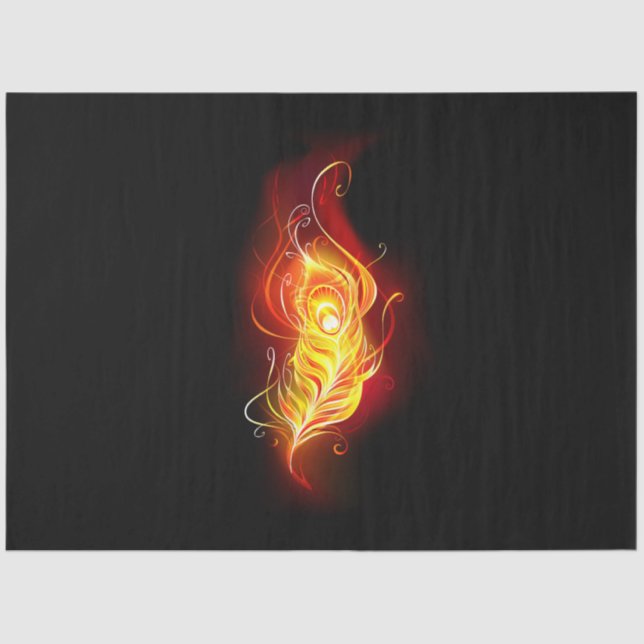 Papel De Seda Feather Peacock (Anverso)