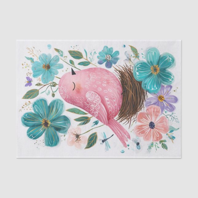Papel De Seda Feathered Fancy (Anverso)