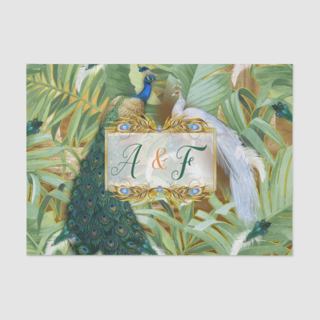 Papel De Seda Feeds Royal Peacock (Anverso)