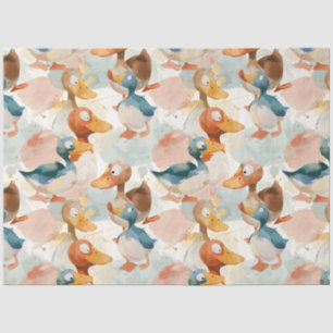 Papel De Seda Felices Patos Quacky
