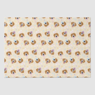 Papel De Seda Felices Perros Beagle de Pascua