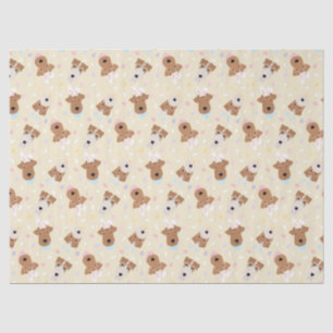 Papel De Seda Felices Perros del Terrier Gales de Pascua