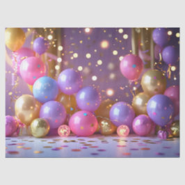 Papel De Seda Felicidad de Globos Festivos