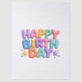 Papel De Seda Felicidades